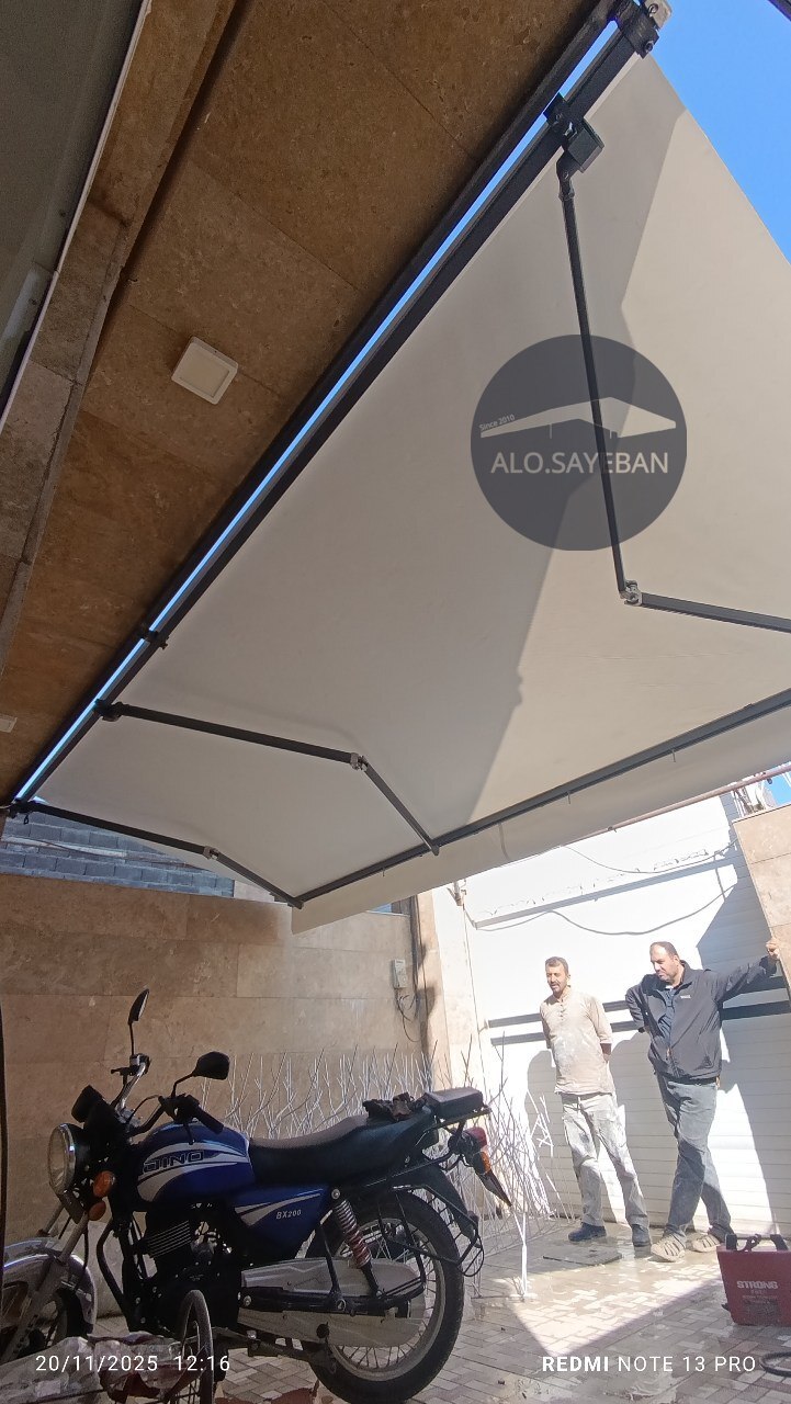 ساخت و نصب سایبان ویلایی مدرن