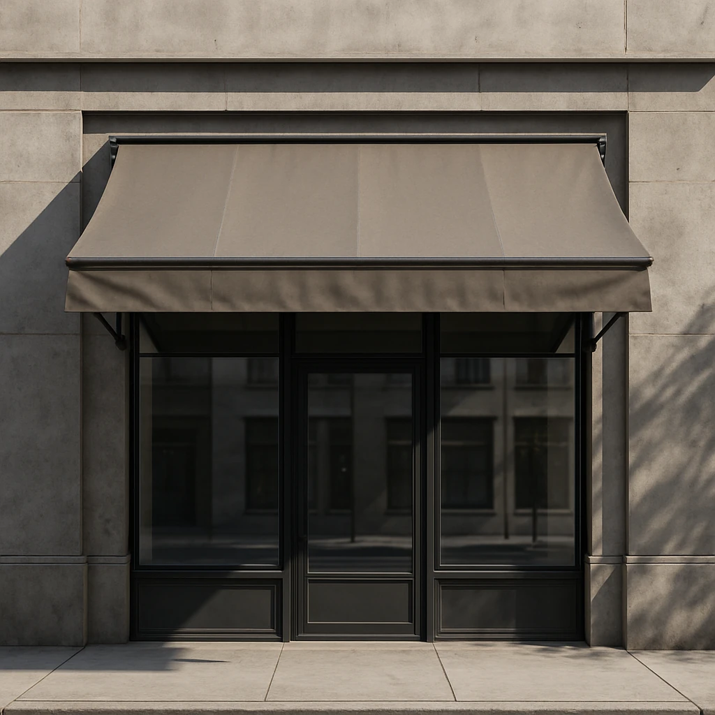 سایبان کالسکه‌ای برای مغازه‌ها